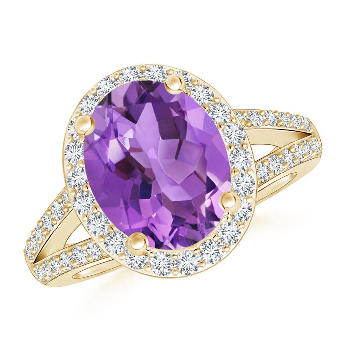 AA - Amethyst / 2.73 CT / 14 KT Yellow Gold