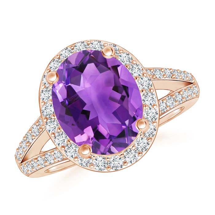 AAA - Amethyst / 2.73 CT / 14 KT Rose Gold