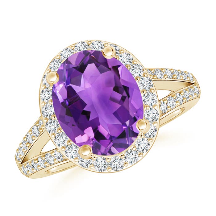 AAA - Amethyst / 2.73 CT / 14 KT Yellow Gold