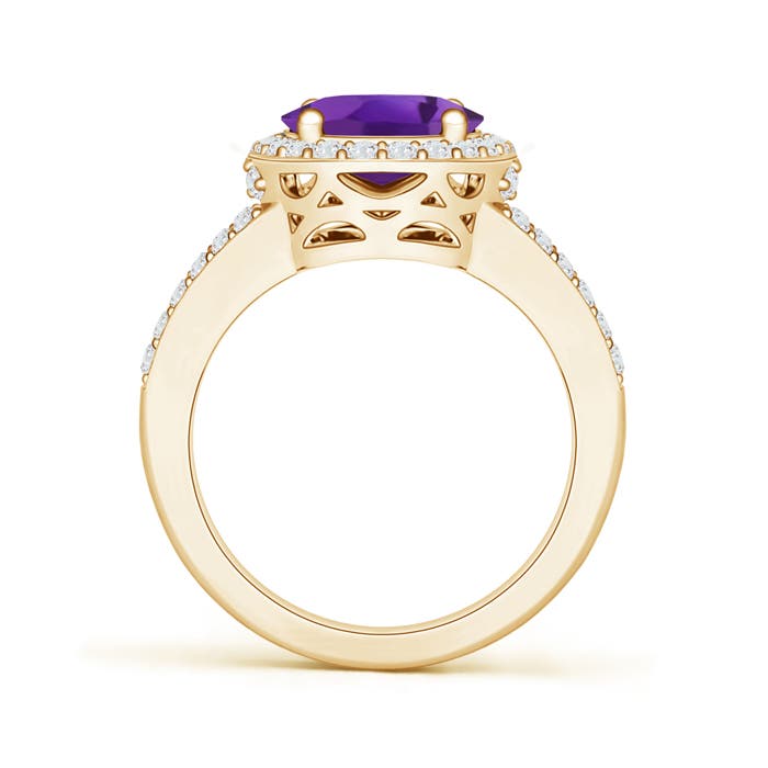 AAA - Amethyst / 2.73 CT / 14 KT Yellow Gold