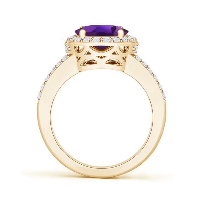 AAAA - Amethyst / 2.73 CT / 14 KT Yellow Gold