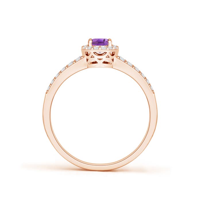 A - Amethyst / 0.72 CT / 14 KT Rose Gold