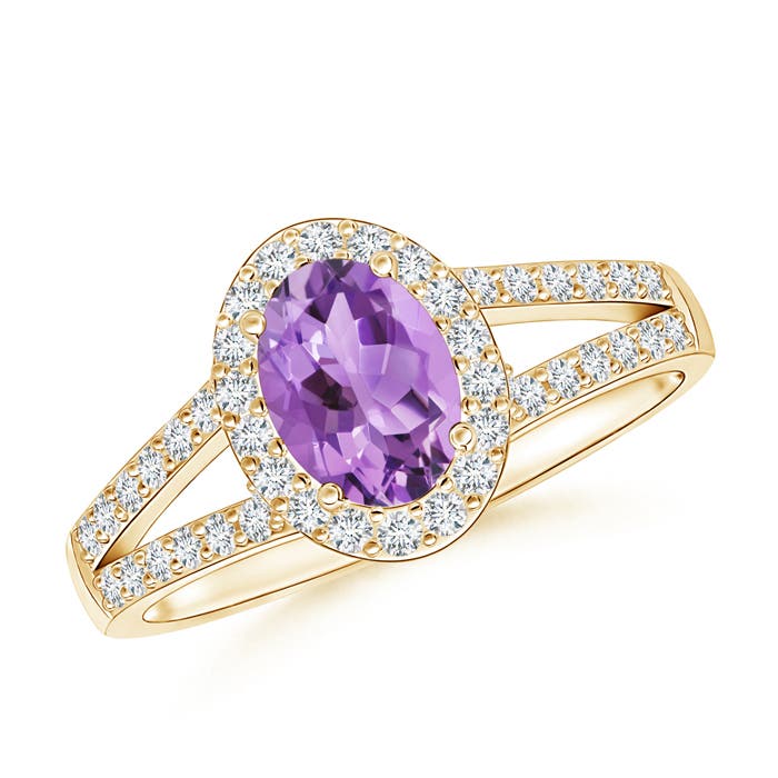 A - Amethyst / 1.07 CT / 14 KT Yellow Gold