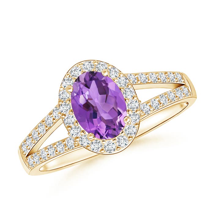 AA - Amethyst / 1.07 CT / 14 KT Yellow Gold