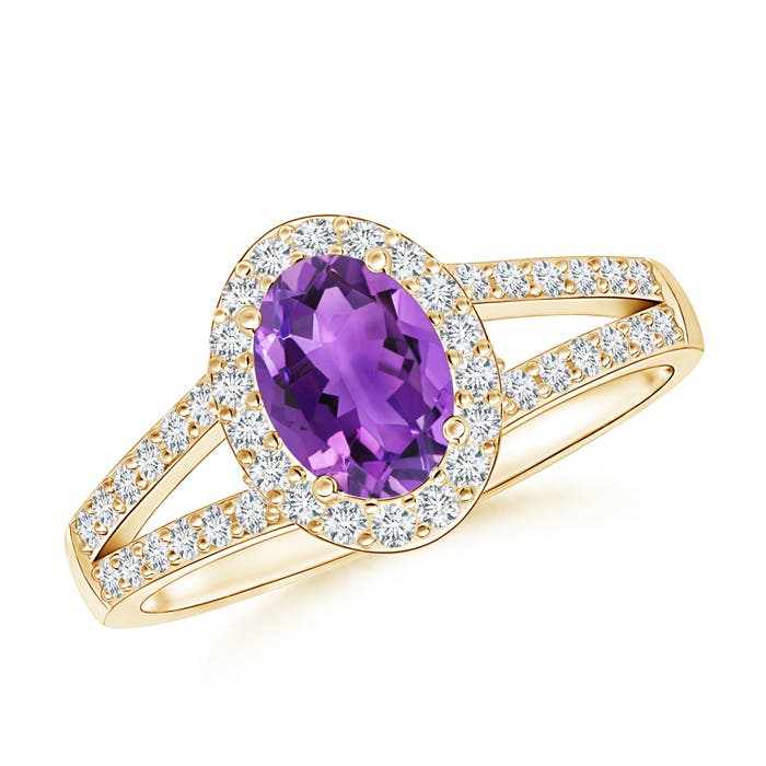 AAA - Amethyst / 1.07 CT / 14 KT Yellow Gold