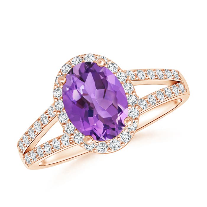 AA - Amethyst / 1.57 CT / 14 KT Rose Gold