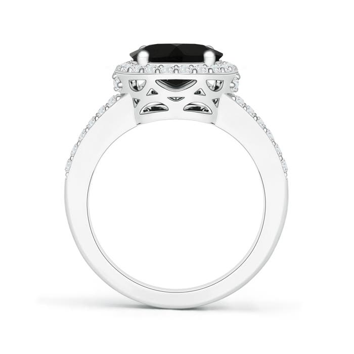 AAA - Black Onyx / 2.95 CT / 14 KT White Gold