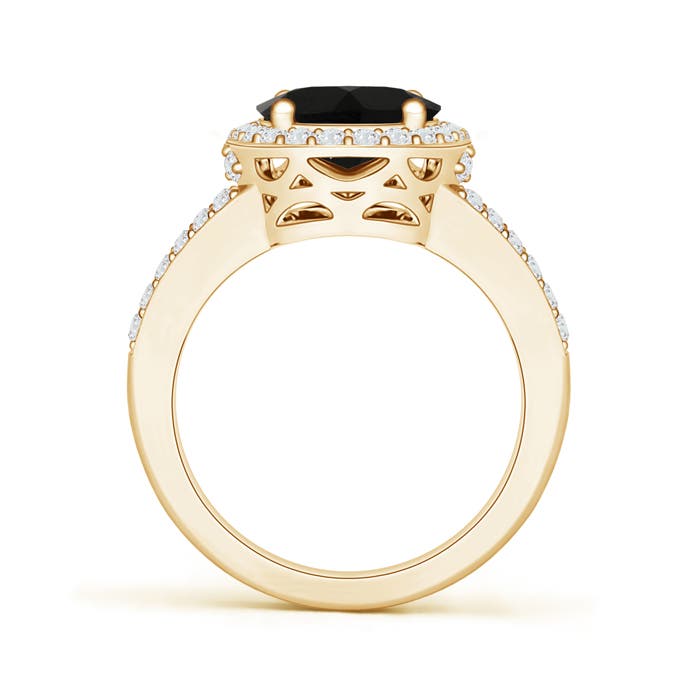 AAA - Black Onyx / 2.95 CT / 14 KT Yellow Gold