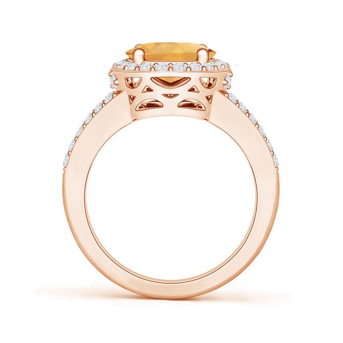 A - Citrine / 2.95 CT / 14 KT Rose Gold