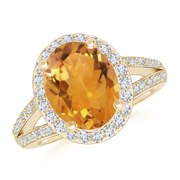 AA - Citrine / 2.95 CT / 14 KT Yellow Gold