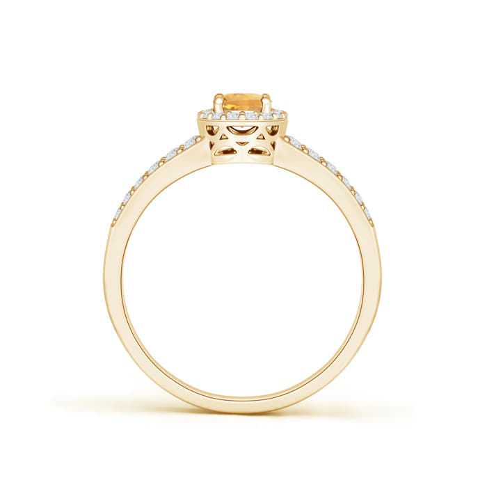 A - Citrine / 0.72 CT / 14 KT Yellow Gold