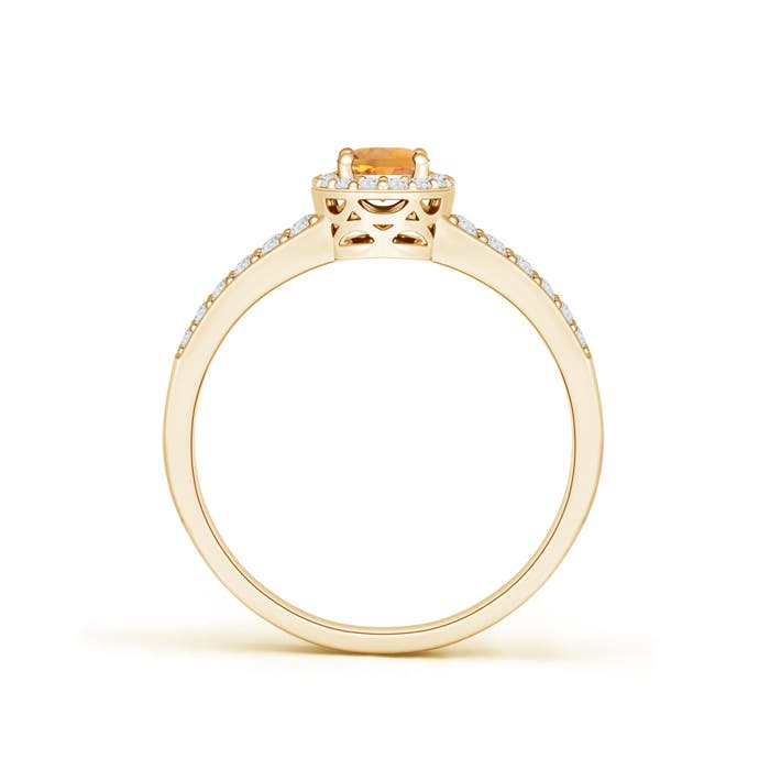 AA - Citrine / 0.72 CT / 14 KT Yellow Gold