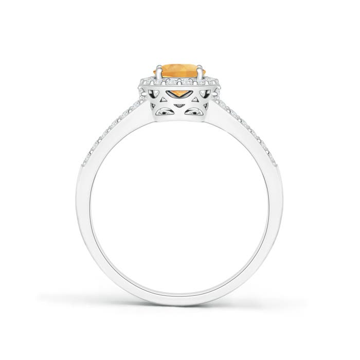 A - Citrine / 1.12 CT / 14 KT White Gold