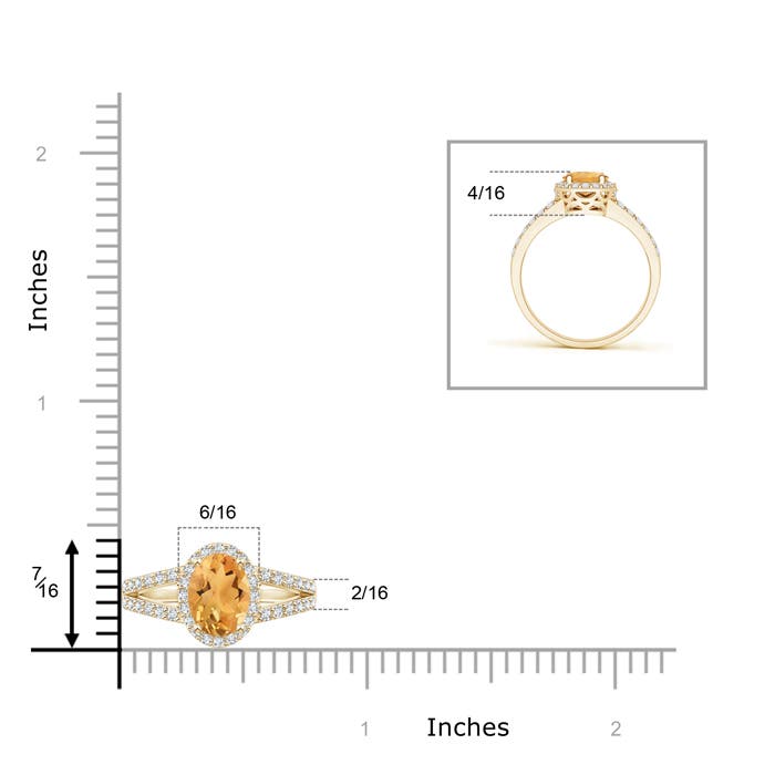 A - Citrine / 1.12 CT / 14 KT Yellow Gold