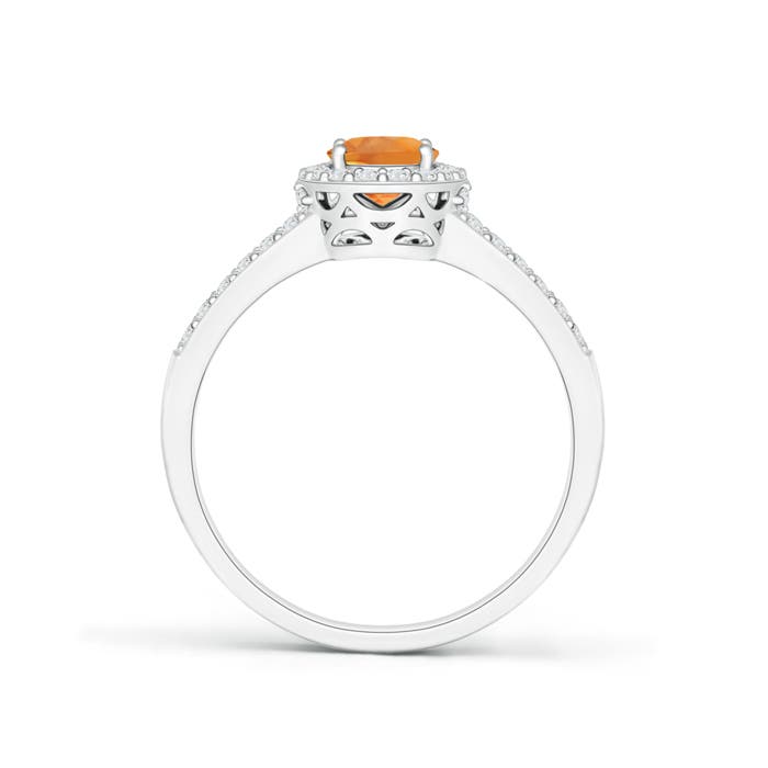 AAA - Citrine / 1.12 CT / 14 KT White Gold