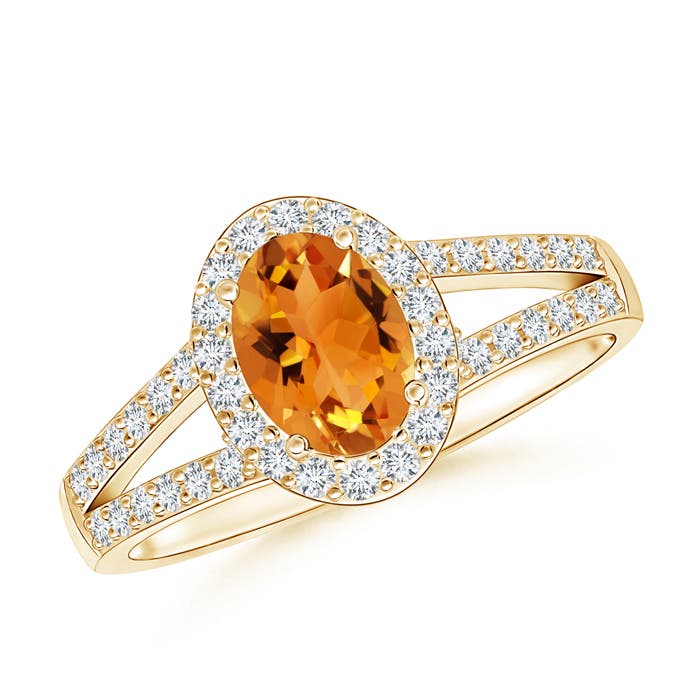 AAA - Citrine / 1.12 CT / 14 KT Yellow Gold