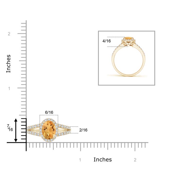 A - Citrine / 1.52 CT / 14 KT Yellow Gold