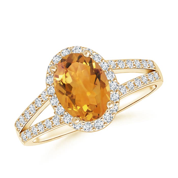 AA - Citrine / 1.52 CT / 14 KT Yellow Gold