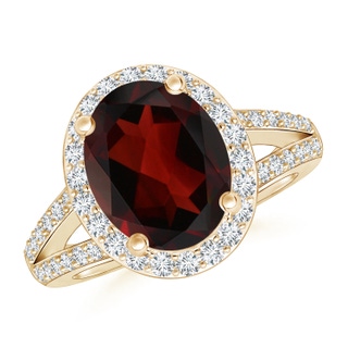 Oval AA Garnet