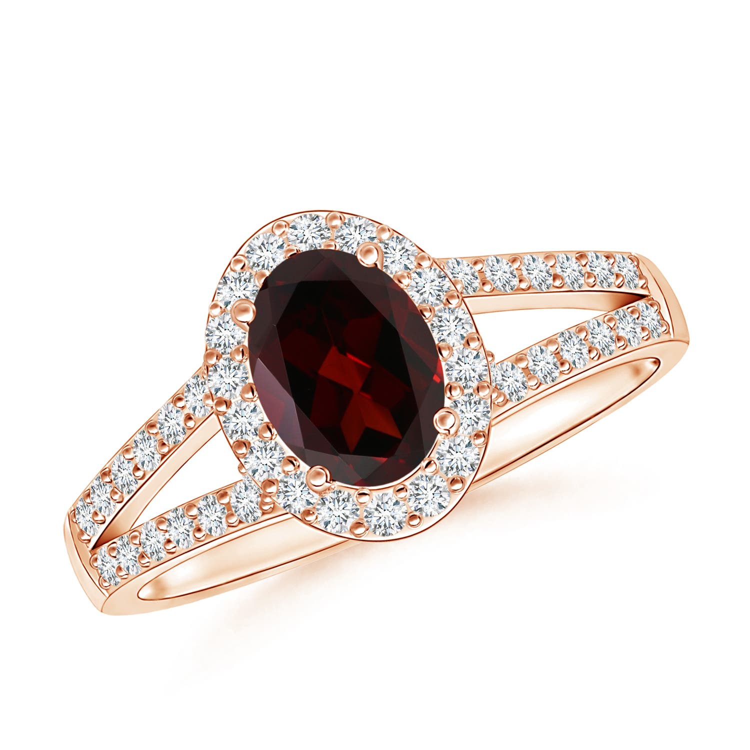 A - Garnet / 1.27 CT / 14 KT Rose Gold