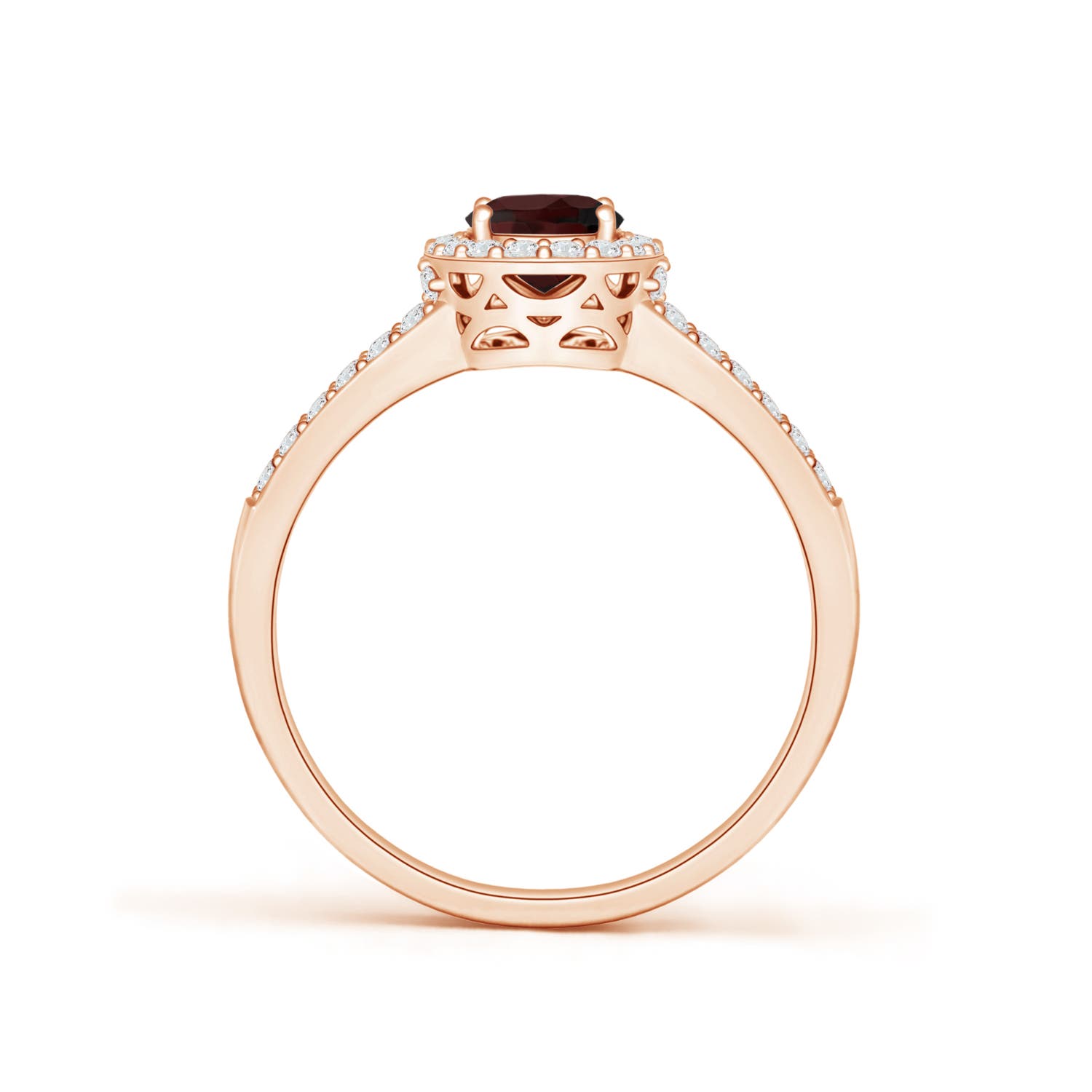 A - Garnet / 1.27 CT / 14 KT Rose Gold