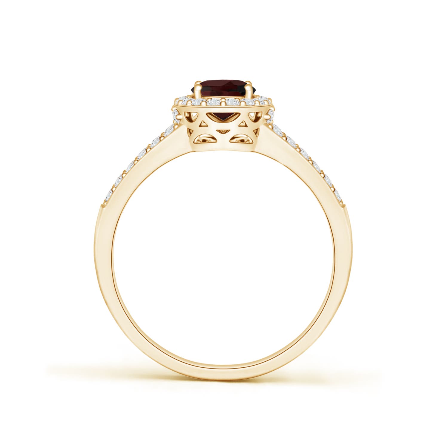 A - Garnet / 1.27 CT / 14 KT Yellow Gold