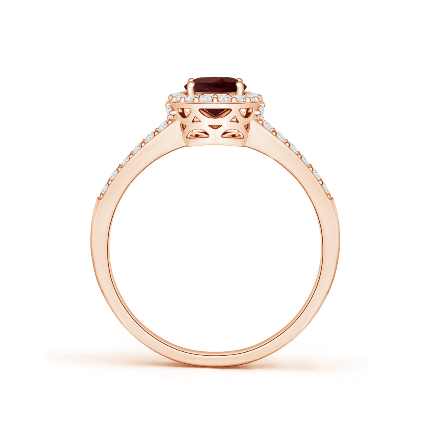 AA - Garnet / 1.27 CT / 14 KT Rose Gold