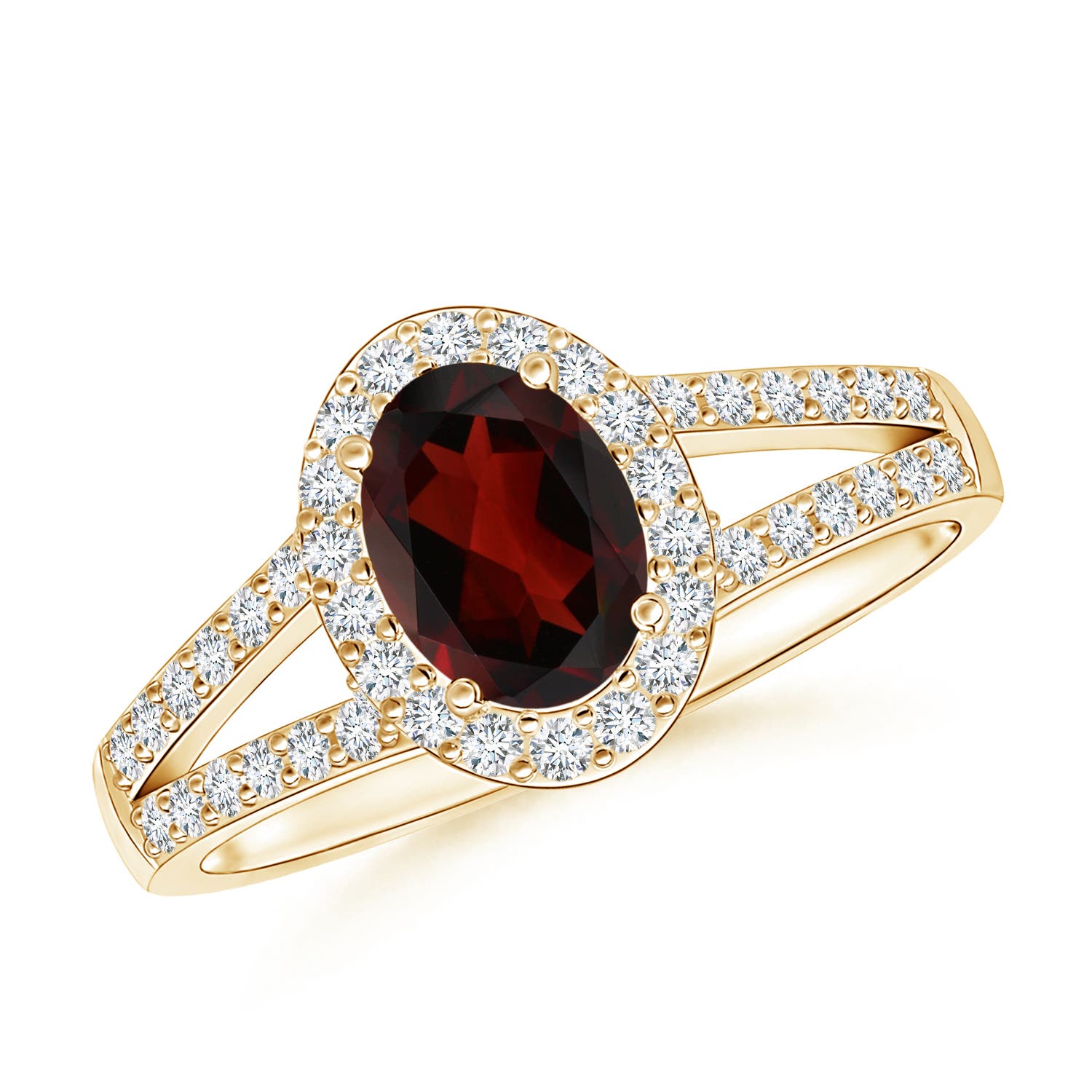 AA - Garnet / 1.27 CT / 14 KT Yellow Gold