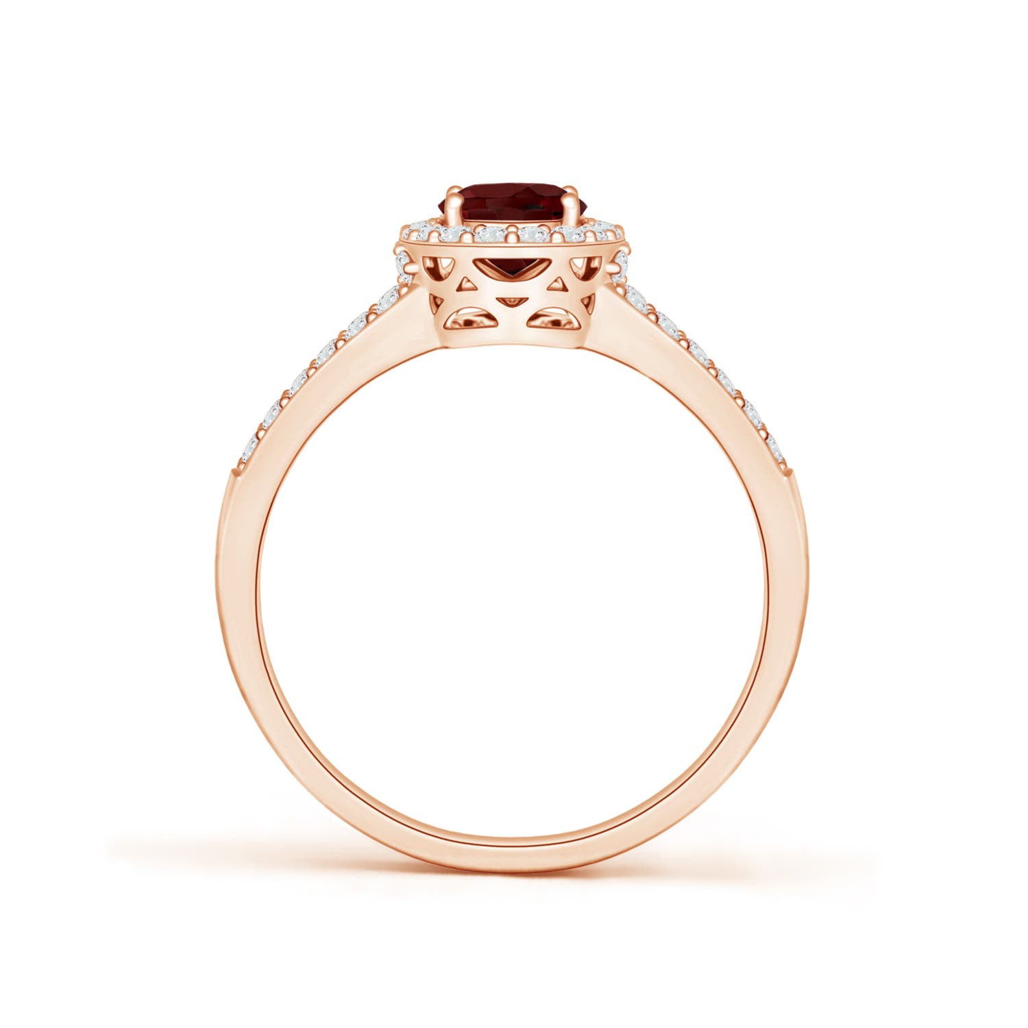 AAA - Garnet / 1.27 CT / 14 KT Rose Gold