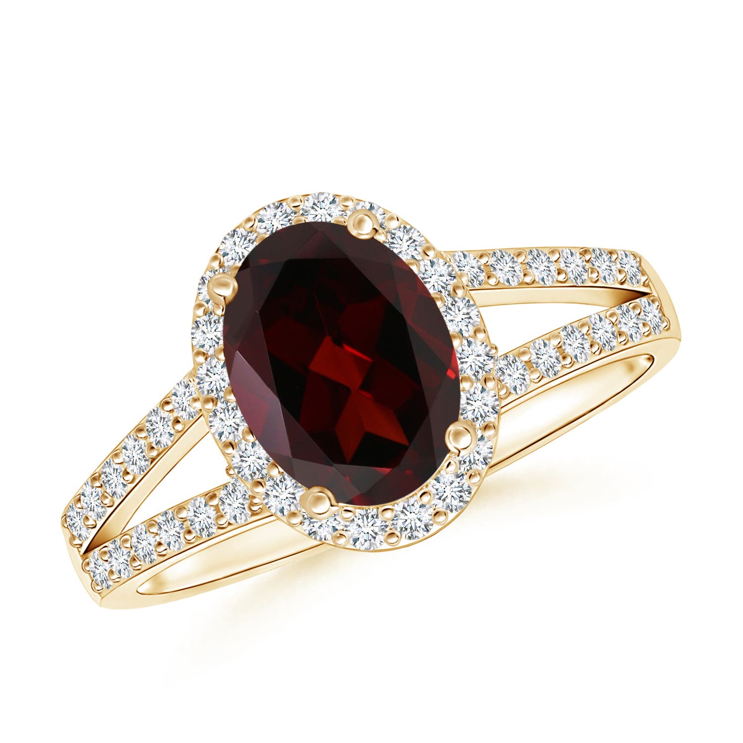 A - Garnet / 1.87 CT / 14 KT Yellow Gold