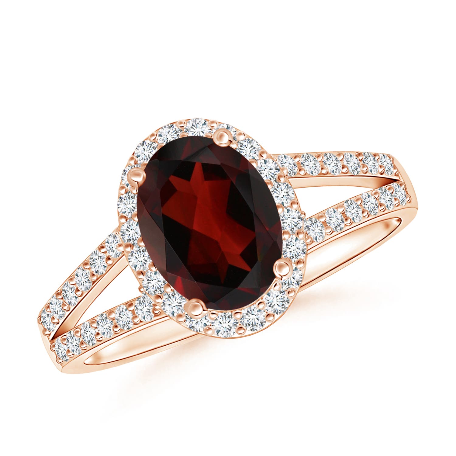 AA - Garnet / 1.87 CT / 14 KT Rose Gold