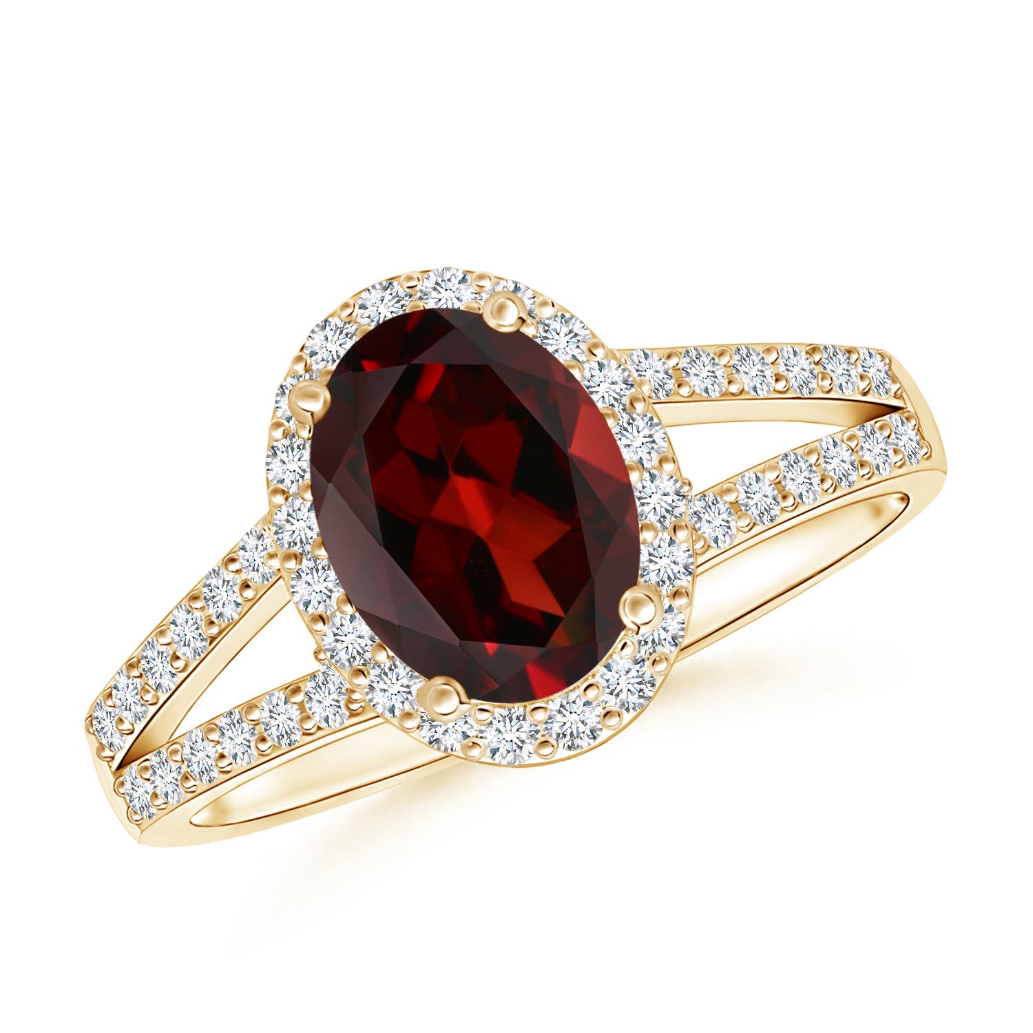 AAA - Garnet / 1.87 CT / 14 KT Yellow Gold