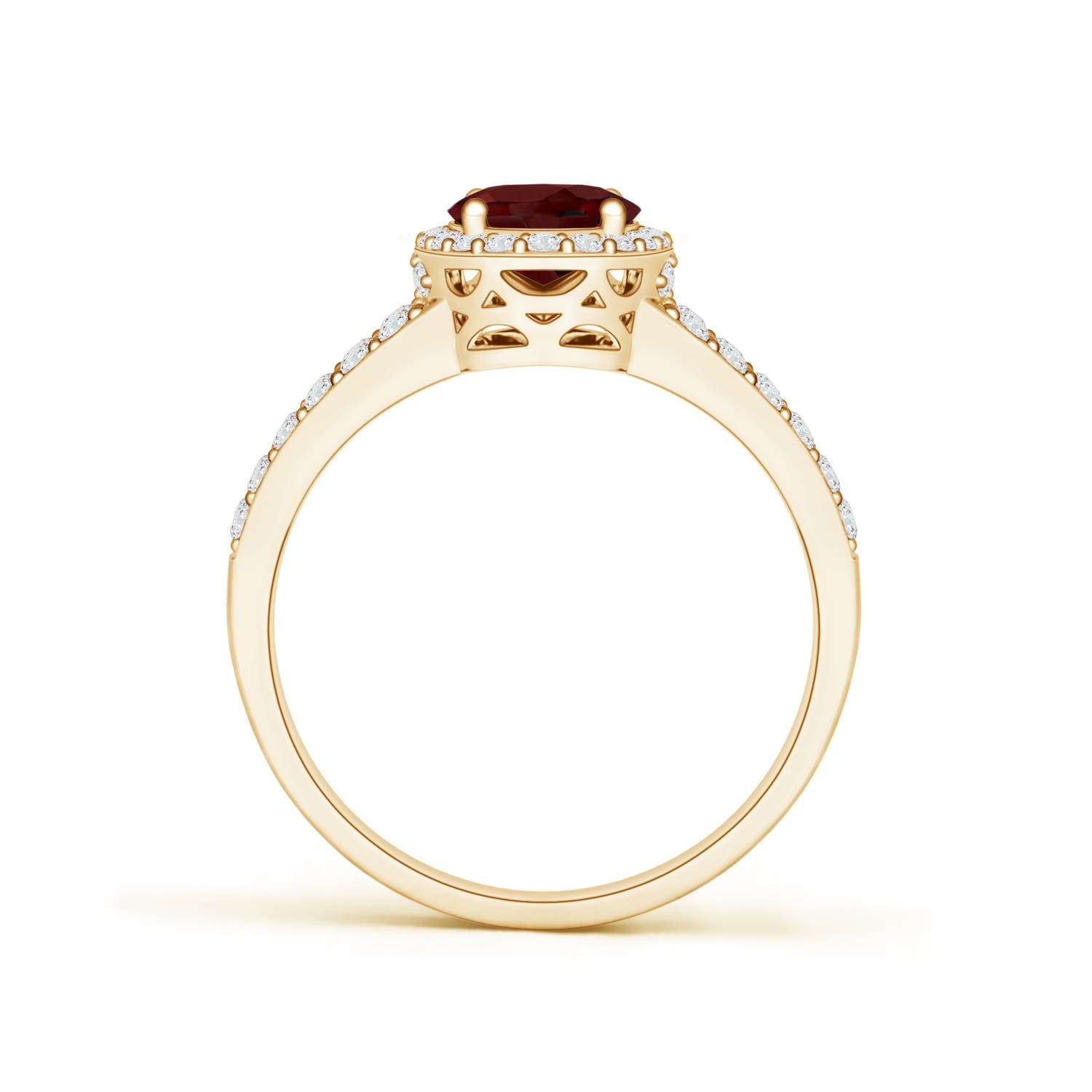 AAA - Garnet / 1.87 CT / 14 KT Yellow Gold