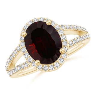 Oval AAA Garnet