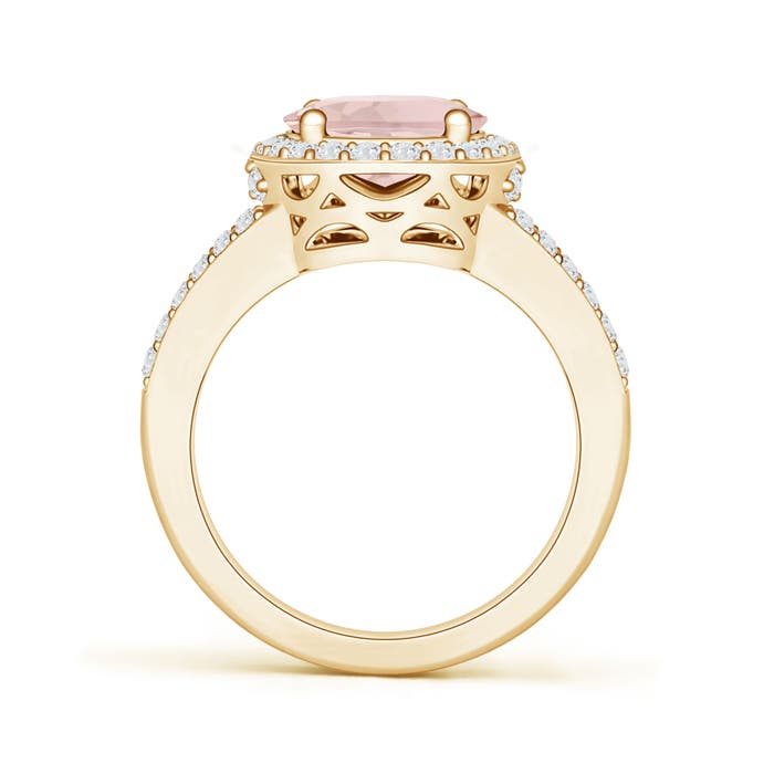 A - Morganite / 2.95 CT / 14 KT Yellow Gold