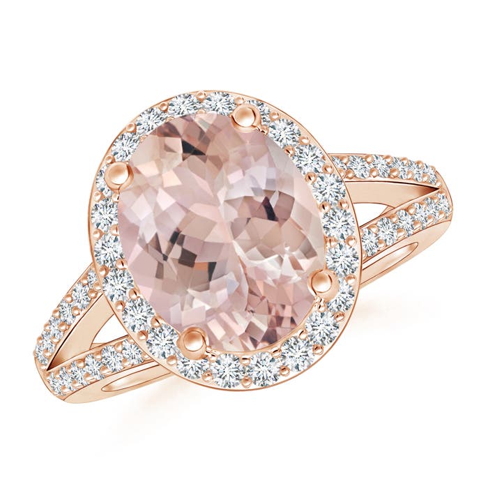 AA - Morganite / 2.95 CT / 14 KT Rose Gold