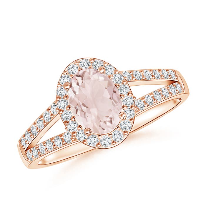 A - Morganite / 1.07 CT / 14 KT Rose Gold