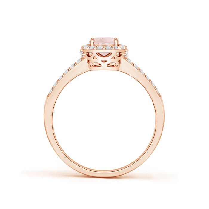 A - Morganite / 1.07 CT / 14 KT Rose Gold