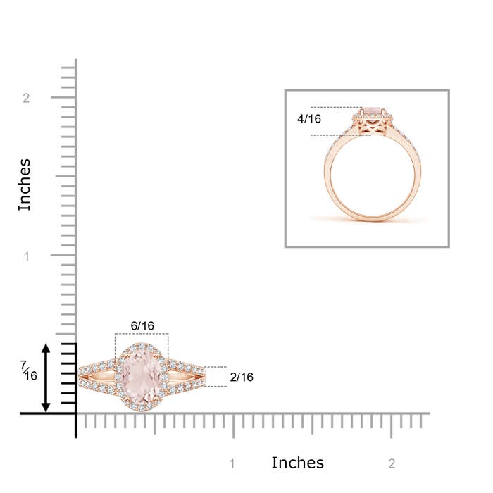 A - Morganite / 1.52 CT / 14 KT Rose Gold