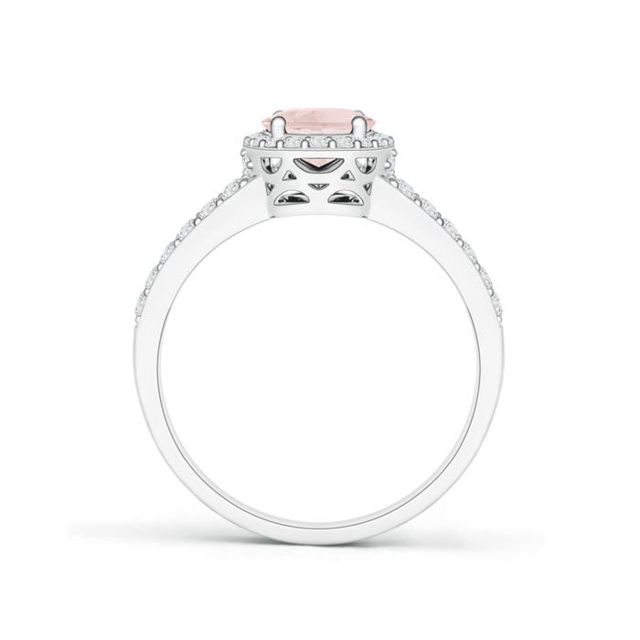 A - Morganite / 1.52 CT / 14 KT White Gold