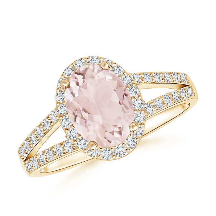 A - Morganite / 1.52 CT / 14 KT Yellow Gold