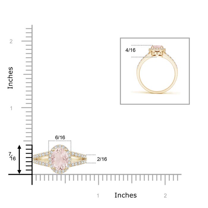 A - Morganite / 1.52 CT / 14 KT Yellow Gold