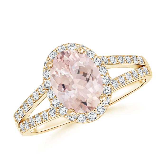 AA - Morganite / 1.52 CT / 14 KT Yellow Gold