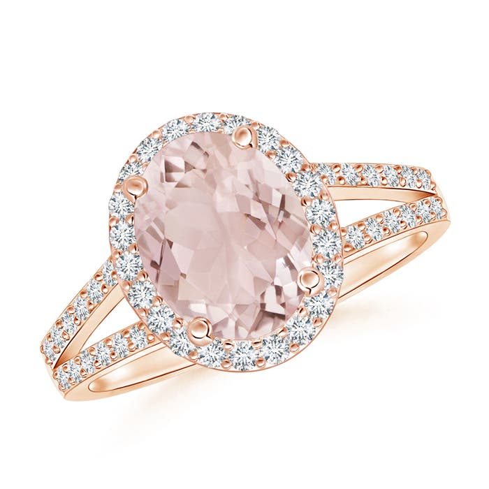 A - Morganite / 2.07 CT / 14 KT Rose Gold