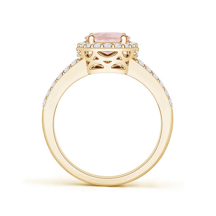 A - Morganite / 2.07 CT / 14 KT Yellow Gold