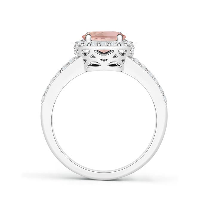 AAA - Morganite / 2.07 CT / 14 KT White Gold