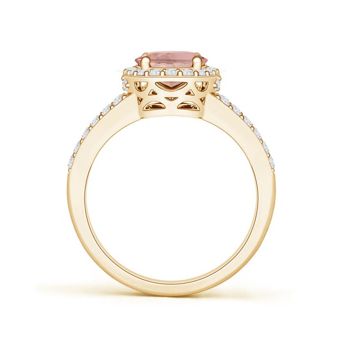 AAAA - Morganite / 2.07 CT / 14 KT Yellow Gold