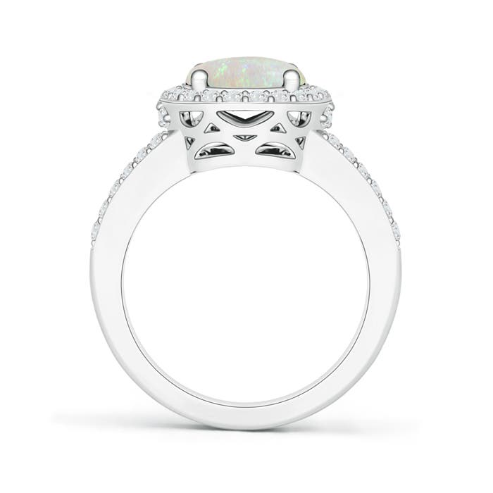 AA - Opal / 1.9 CT / 14 KT White Gold