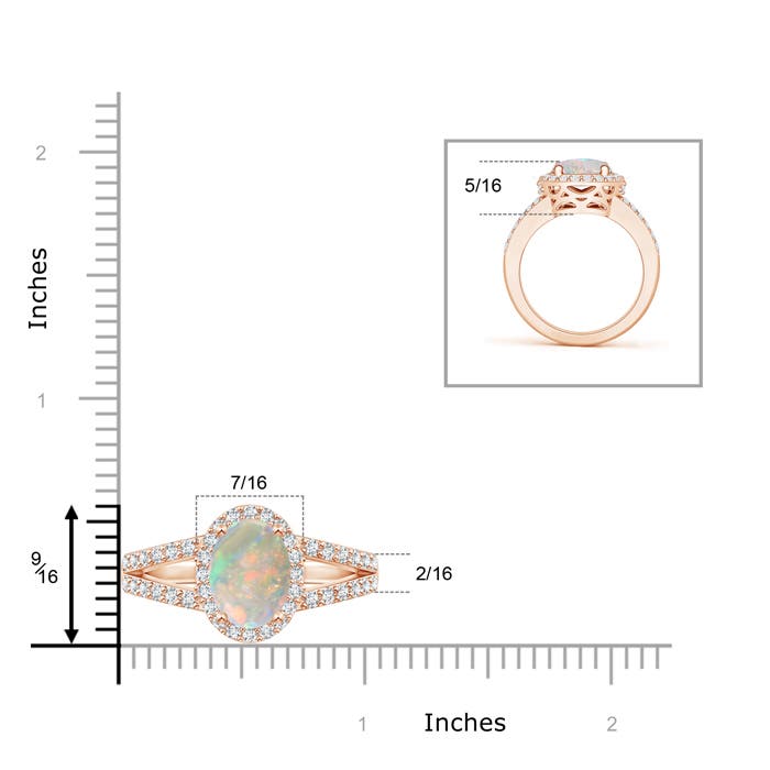 AAAA - Opal / 1.9 CT / 14 KT Rose Gold