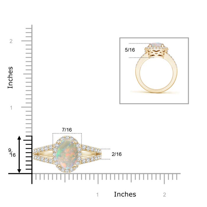 AAAA - Opal / 1.9 CT / 14 KT Yellow Gold